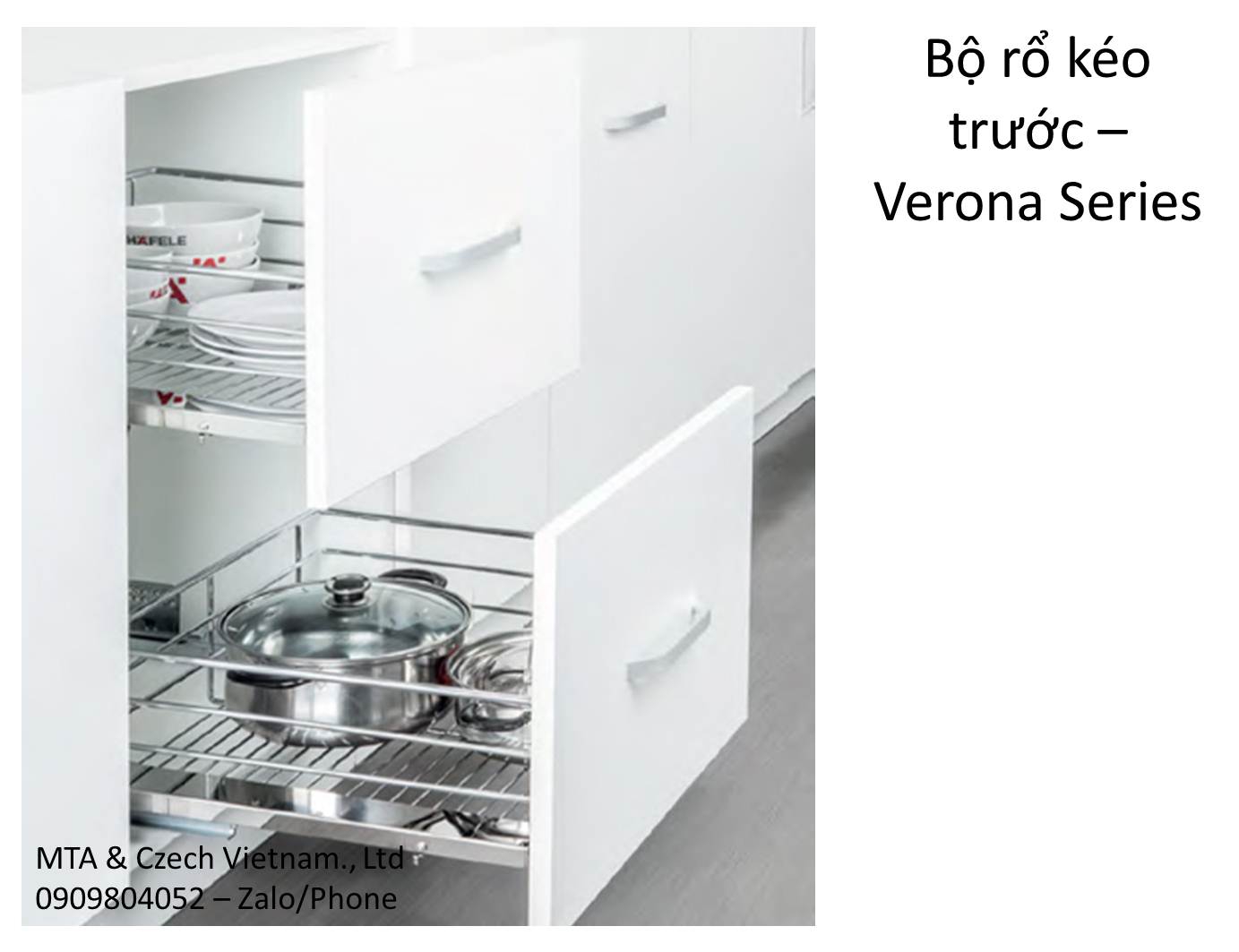 Bộ rổ kéo gắn với cánh kéo trước R.600xC.700mm 549.03.144