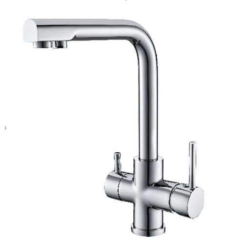 Vòi rửa bát Hafele vật liệu đồng bề mặt Chrome 570.51.050