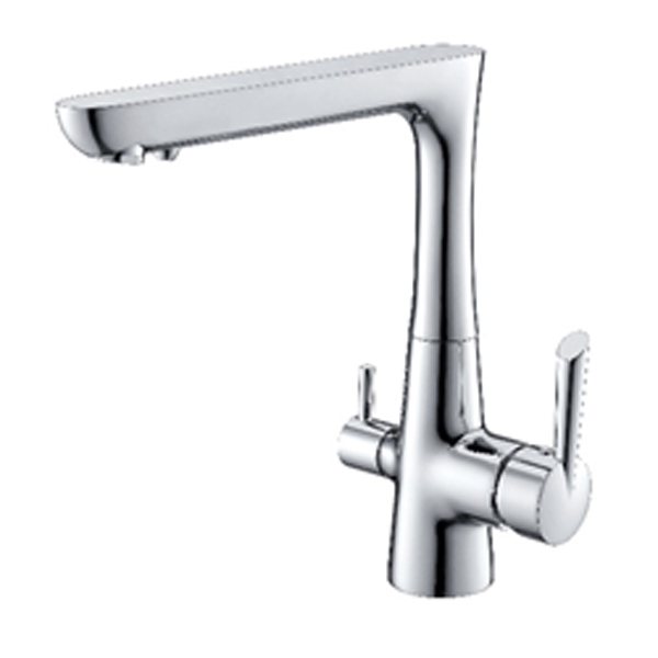 Vòi rửa bát Hafele vật liệu đồng bề mặt Chrome 570.51.070