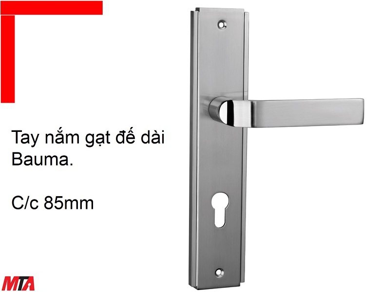 Phụ kiện cửa Bauma Hafele BM055-85 MSP 905.99.087 tay gạt đế dài
