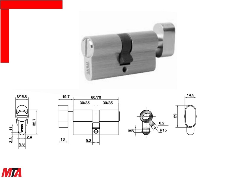 Ruột khóa vệ sinh Bauma Hafele ...
