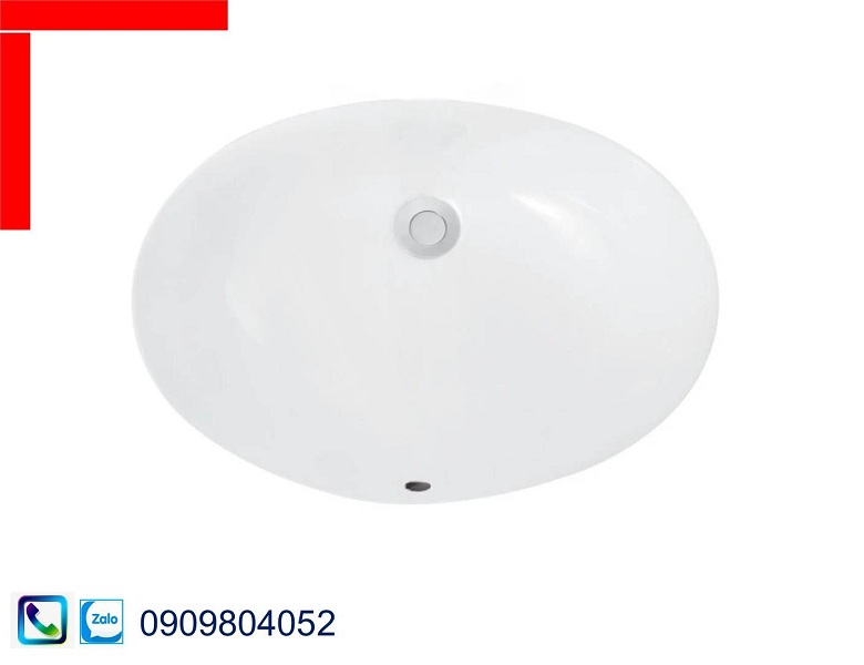 Lavabo rửa mặt Hafele Saporo 588.79.015 chậu sứ âm bàn