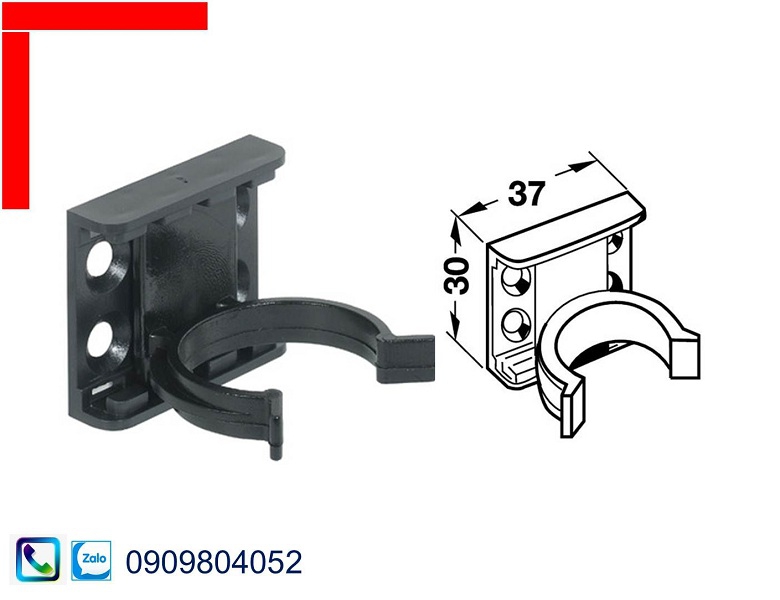 Bas kẹp Hafele 637.45.906 bắt vít