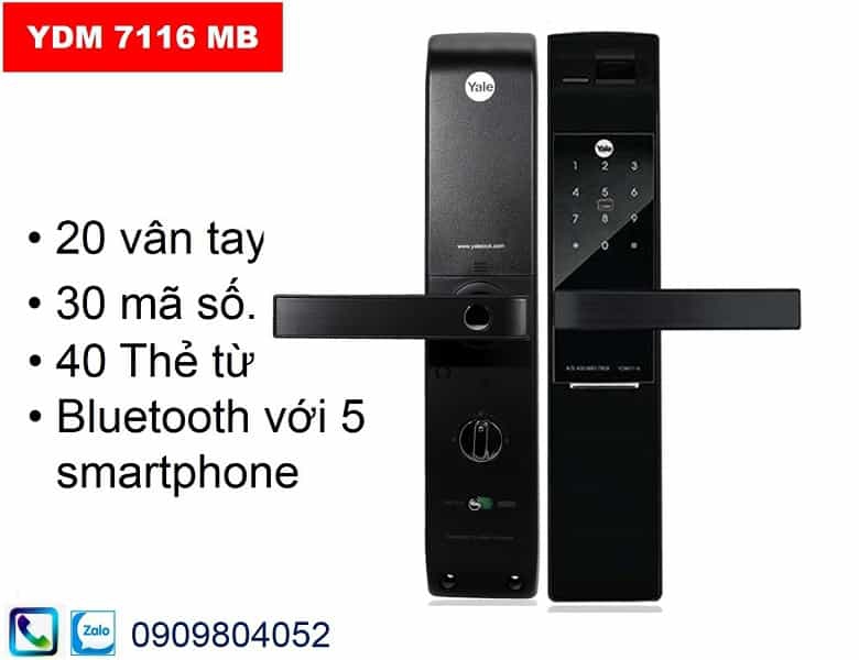 Khóa vân tay Yale YDM7116 MB ...