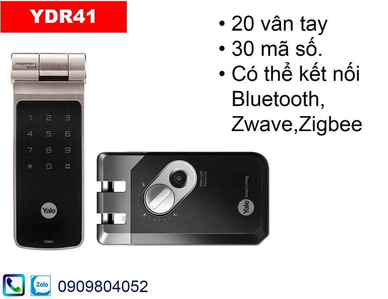 Khóa vân tay Yale YDR41 màu ...