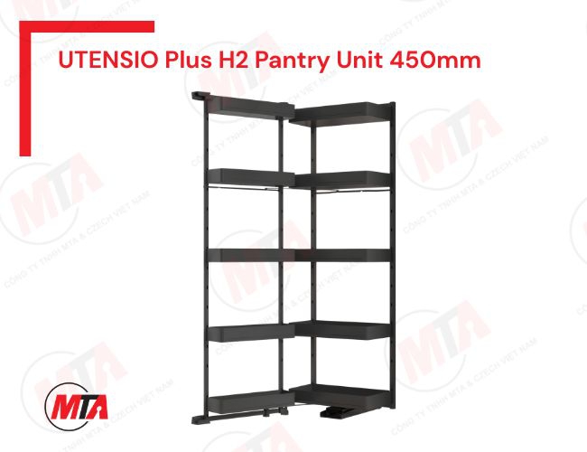 Tủ đồ khô Hafele UTENSIO Plus H2 Pantry Unit MSP 504.68.382 - Phụ kiện tủ cao lưu trữ đồ khô rộng 450mm