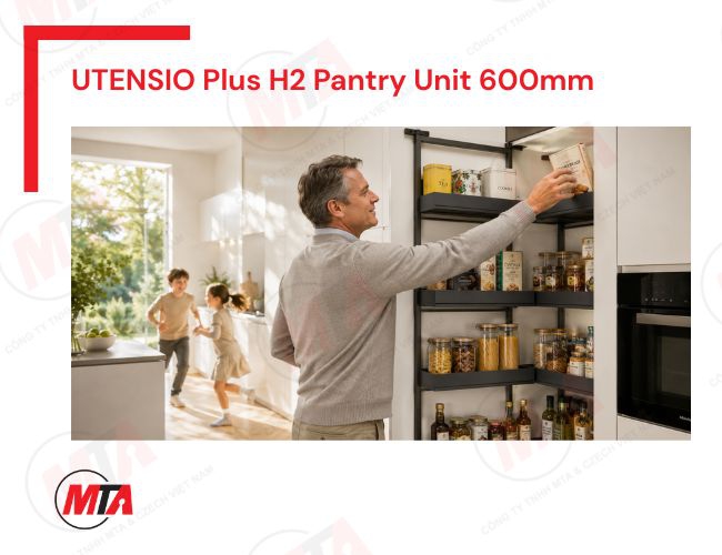 Tủ đồ khô Hafele UTENSIO Plus H2 Pantry Unit MSP 504.68.385 - Phụ kiện tủ cao trữ đồ khô rộng 600mm