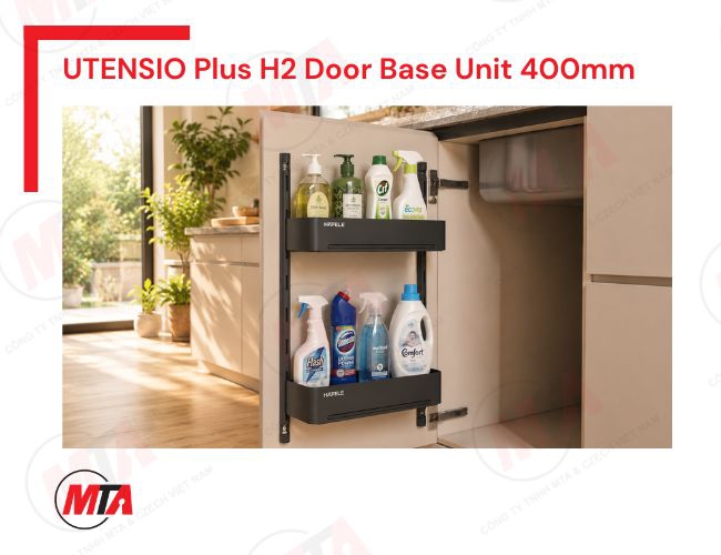 Rổ gắn cánh Hafele UTENSIO Plus H2 Door Base Unit MSP 545.14.300 - Phụ kiện gắn cánh cho tủ 400mm