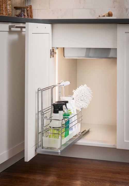 Rổ chứa dụng cụ vệ sinh nhà bếp Portero 1 Hafele 545.48.260