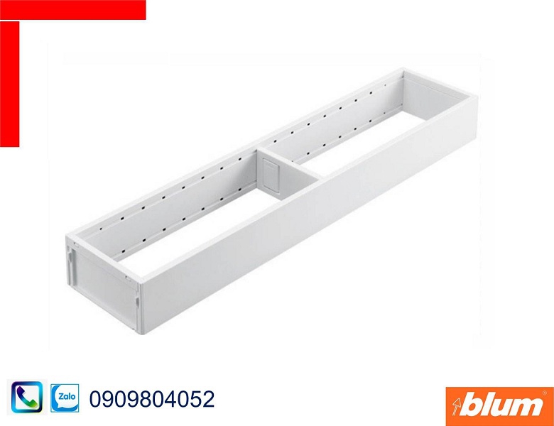 Khay chia Blum ZC7S500RS1 cho ngăn kéo M màu trắng chiều rộng 100mm