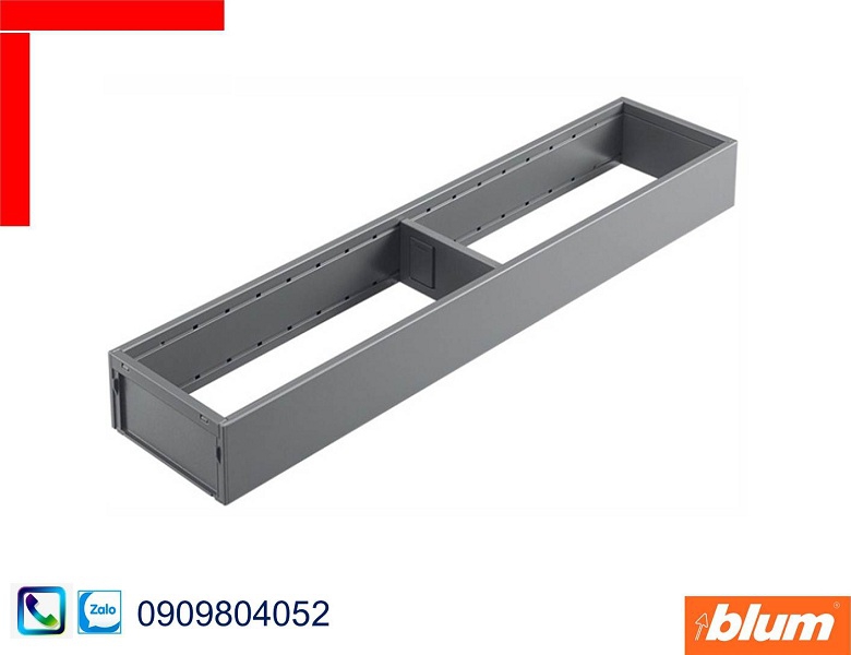 Khay chia Blum ZC7S500RS1 cho ngăn kéo M màu xám chiều rộng 100mm