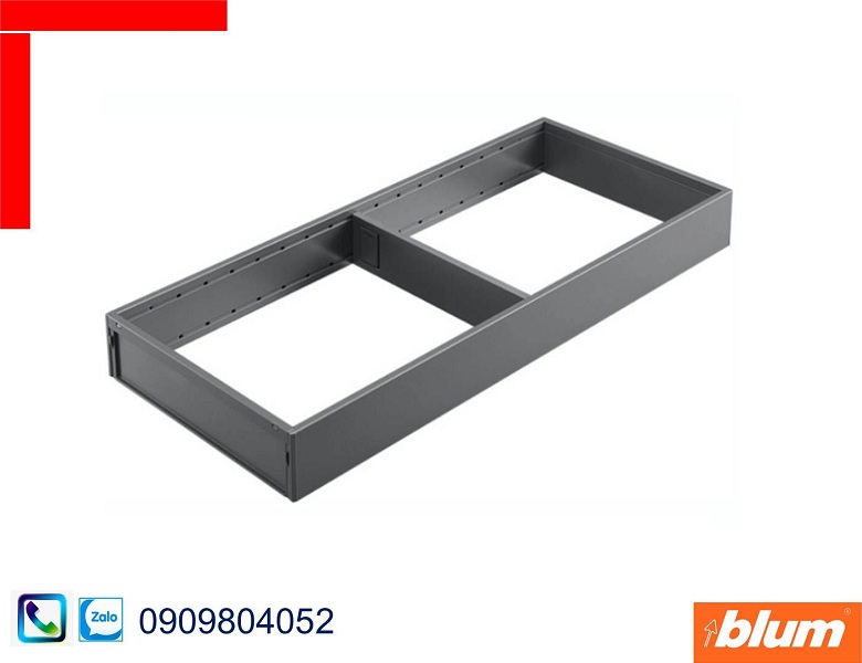 Khay chia Blum ZC7S500RS2 cho ngăn kéo M màu xám chiều rộng 200mm