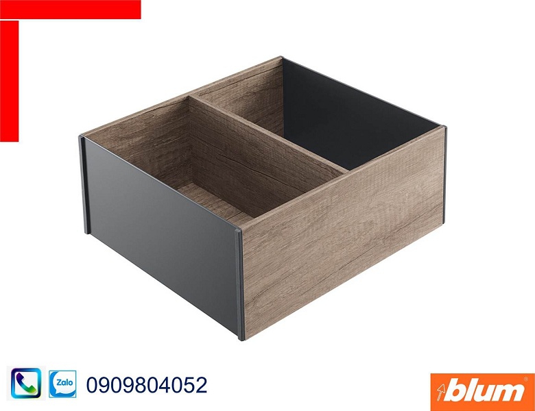Khung chia Blum ZC7F300RHU cho ngăn kéo Legrabox bằng gỗ khung xám