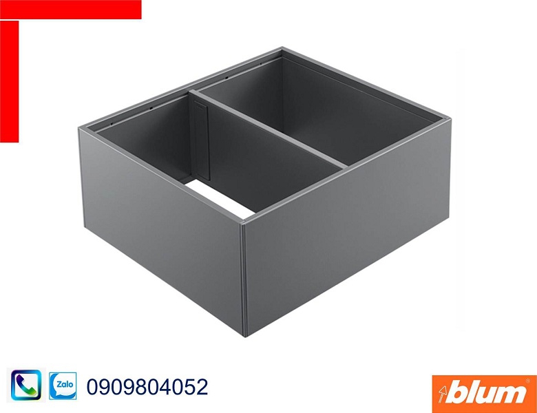 Khung chia Blum ZC7F300RSU cho ngăn kéo Legrabox màu xám