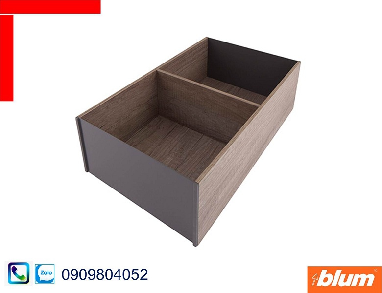 Khung chia Blum ZC7F400RHP cho ngăn kéo Legrabox bằng gỗ khung xám