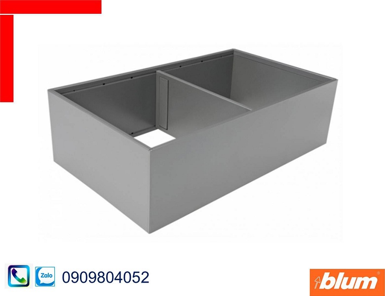 Khung chia Blum ZC7F400RSP cho ngăn kéo Legrabox màu xám