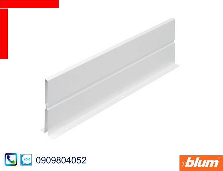 Phụ kiện Blum Z46L470S vách chia dọc màu trắng dùng cho ray trượt 500mm