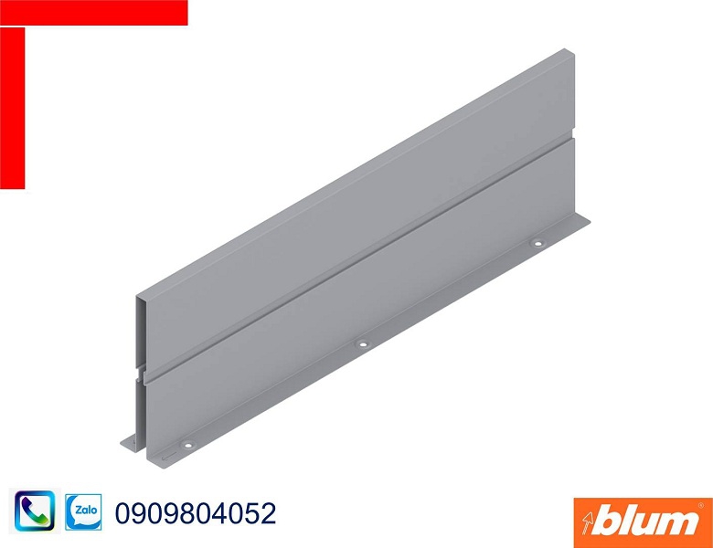 Phụ kiện Blum Z46L470S vách chia dọc màu xám dùng cho ray trượt 500mm
