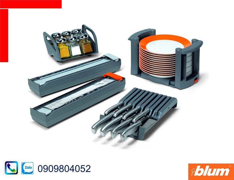 Phụ kiện nhà bếp Blum ZOU.30U1I bộ dụng cụ bếp 7 món Orga Line