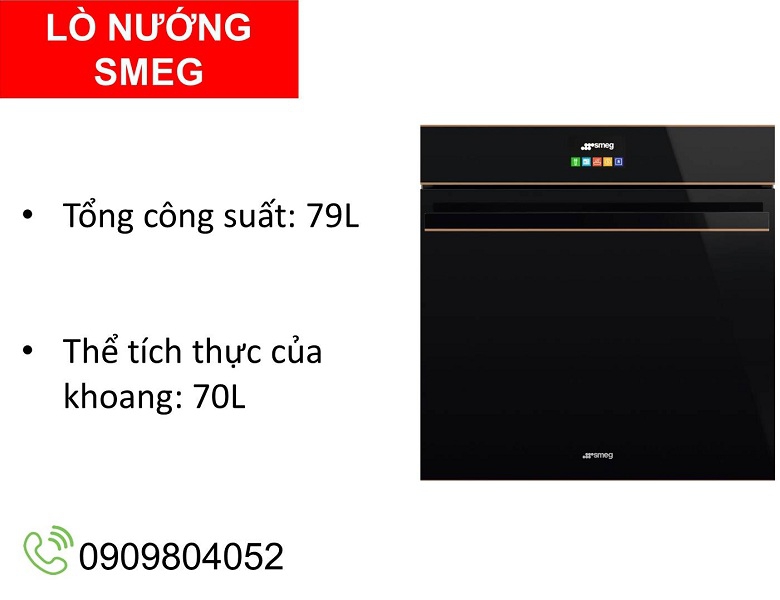 Lò nướng Smeg 535.64.529 phân nhiệt
