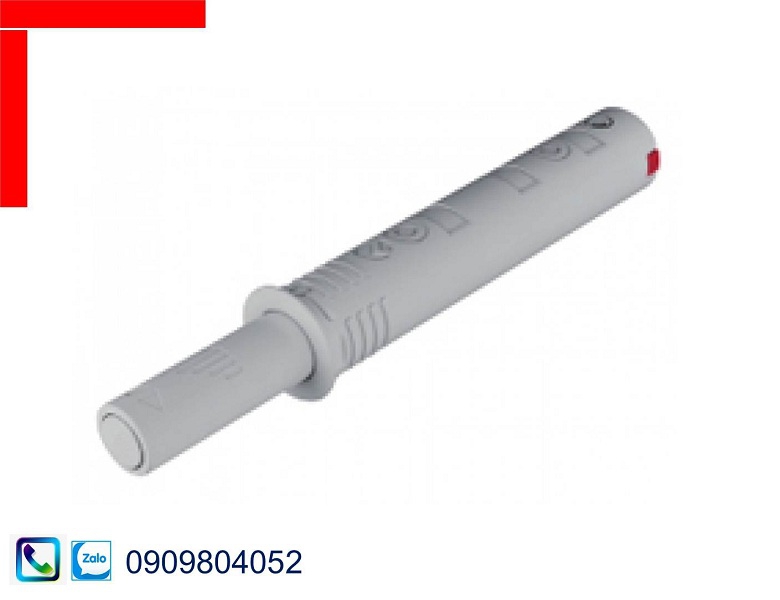 Nêm nhấn Hafele 356.12.513 đầu cao su phiên bản vừa màu xám