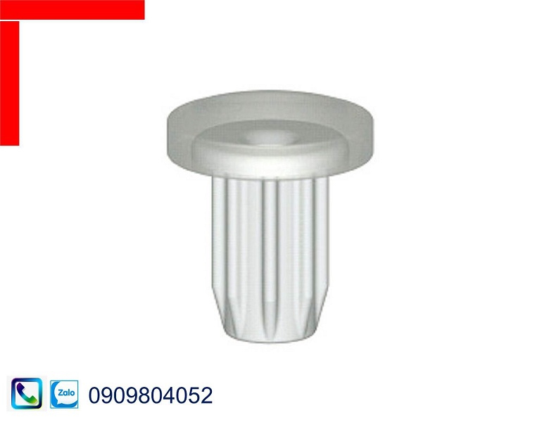 Chặn cửa Hafele 356.20.460 giảm ồn lắp đặt qua lỗ khoan
