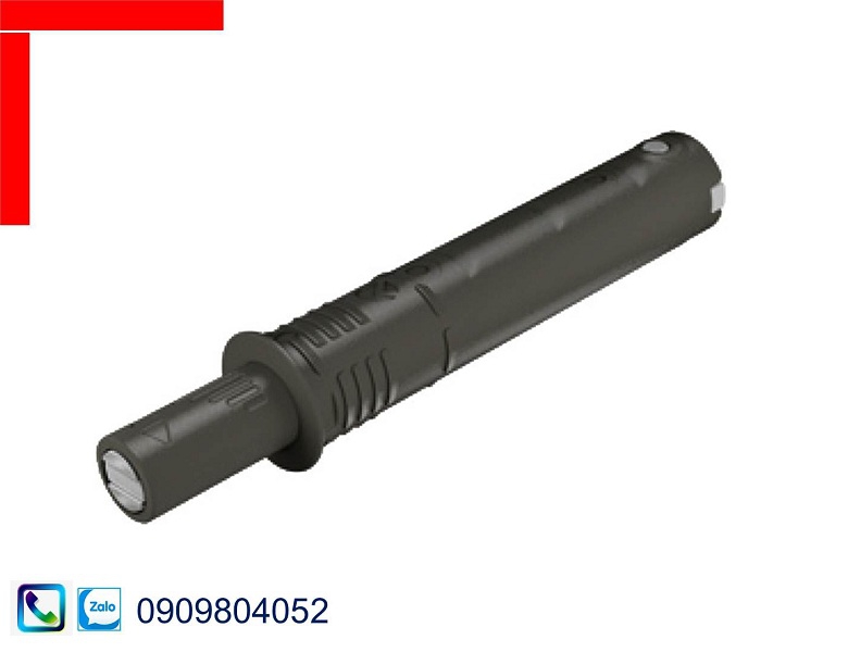 Nêm nhấn Hafele 356.12.313 đầu cao su phiên bản vừa màu đen