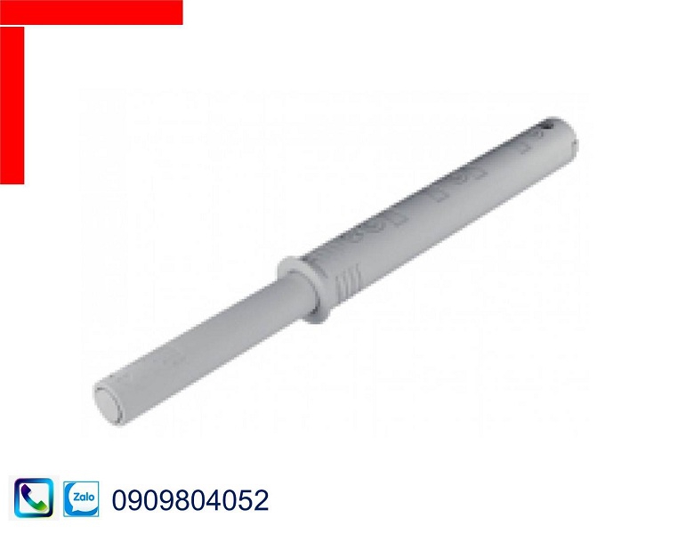 Nêm nhấn Hafele 356.12.505 đầu nam châm phiên bản dài màu xám
