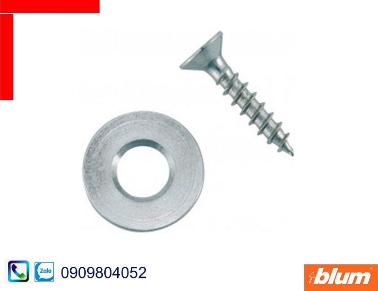 Phụ kiện Blum 955.1008S vòng sắt và vít cho tip-on