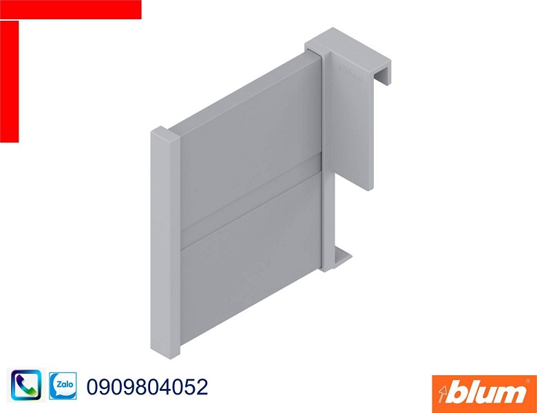 Phụ kiện Blum Z43L100S khẩu chia ô gắn trên thanh ngang màu xám