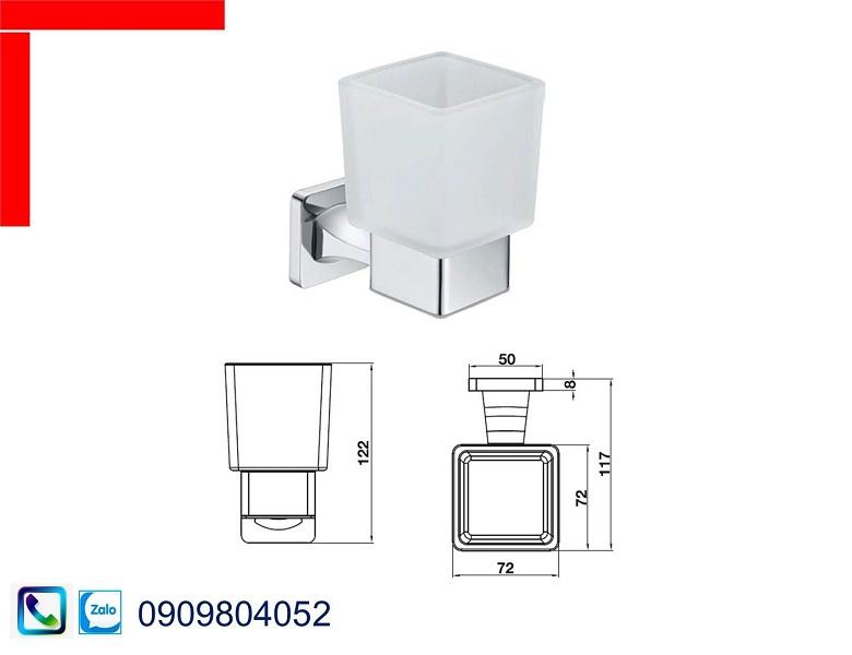 Phụ kiện nhà tắm Hafele Fortune 580.41.470 ly đựng dụng cụ