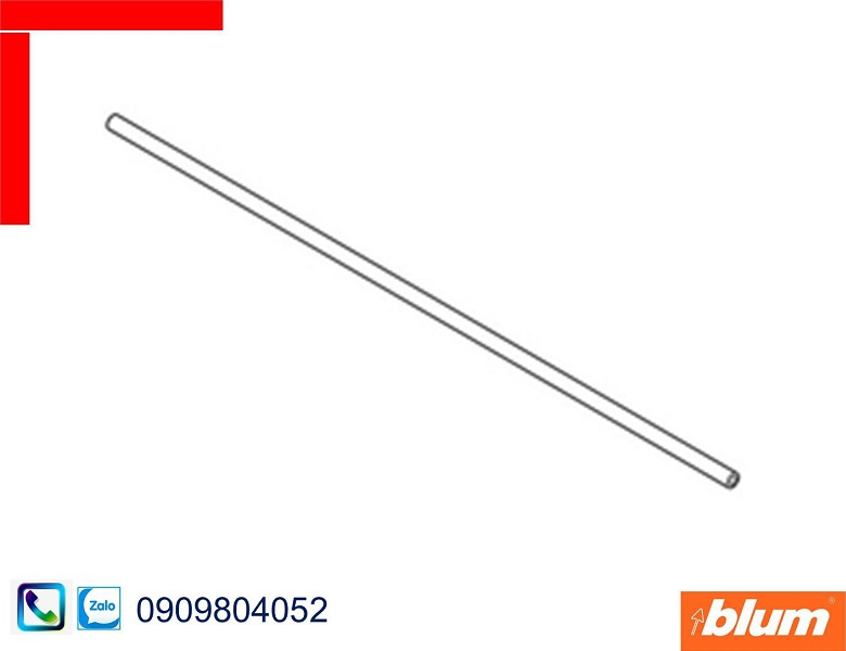 Phụ kiện Blum T60.1125W thanh đồng bộ cho nêm nhấn chiều dài 1125mm