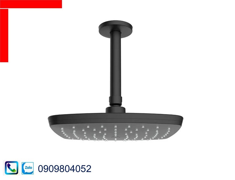 Vòi sen đầu Hafele 485.60.701 Airsense 219S gắn trần màu đen
