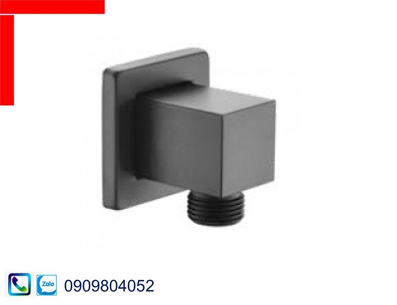 Bộ tiếp nước dạng vuông 485.60.061 màu đen
