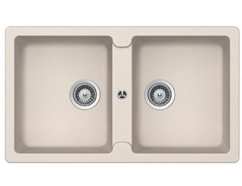 Châu rửa bát Hafele đá Antonius HS-GD8650 màu kem 570.36.400