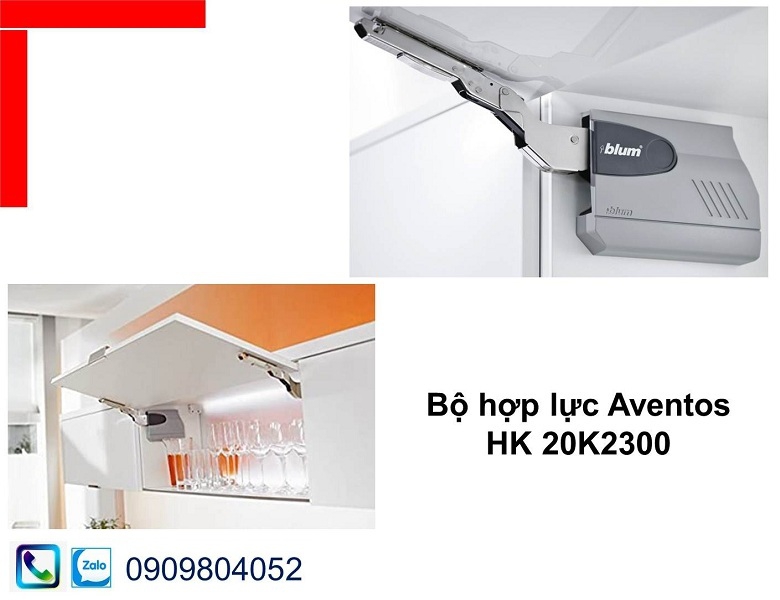 Bộ hợp lực 20K2300 cho bộ tay nâng Blum Aventos HK màu xám