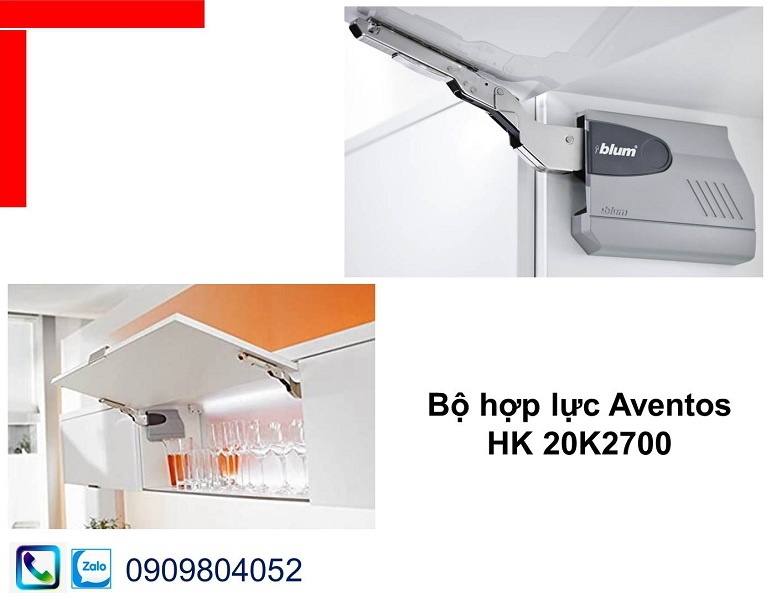 Bộ hợp lực 20K2700 cho bộ tay nâng Blum Aventos HK màu xám