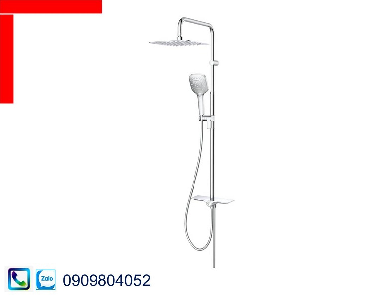 Thanh sen tắm kết hợp kệ Intensity chưa gồm bộ trộn Hafele 589.23.155