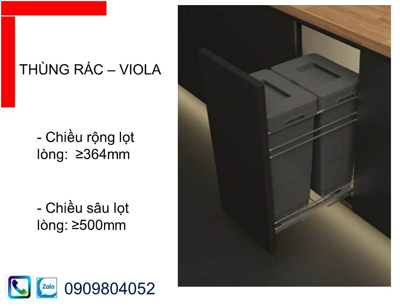 Thùng rác thông minh Hafele 503.48.505 ...