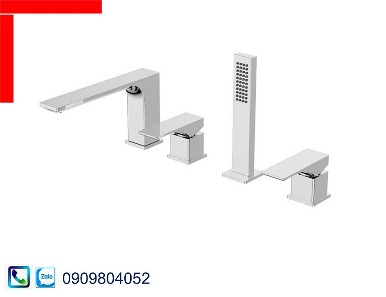 Vòi Lavabo Hafele 495.61.126 bộ trộn bồn tắm 4 lỗ Regal