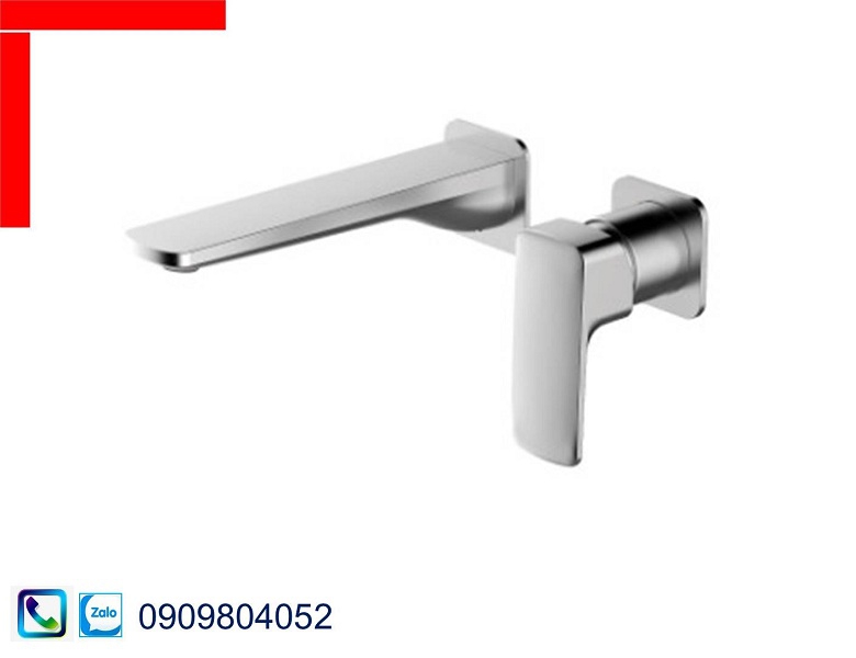 Vòi Lavabo Hafele 589.15.004 vòi trộn gắn tường Kobe chiều cao 250mm