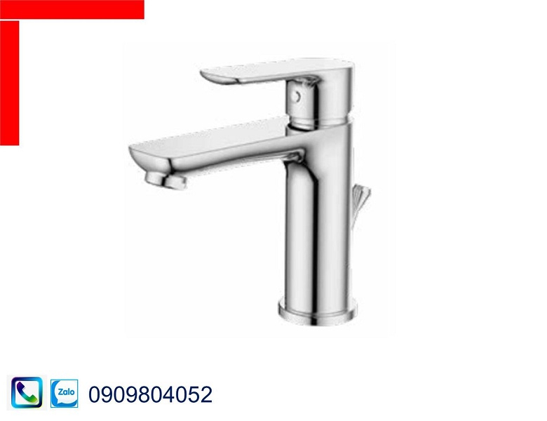 Vòi Lavabo Hafele 589.78.060 vòi trộn Uni chiều cao 100mm có bộ xả kéo