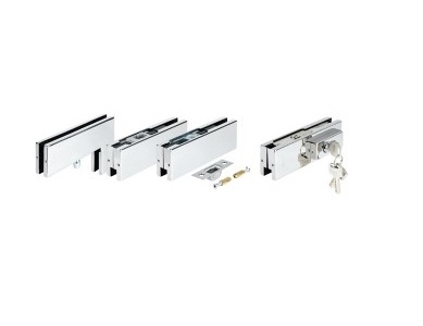 Bộ bas kẹp kính-kính phòng tắm DYI set1 Hafele 489.81.100