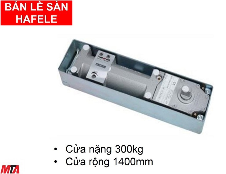 Bản lề sàn hafele 932.10.061 GEZE cửa nặng 300kg rộng 1400mm