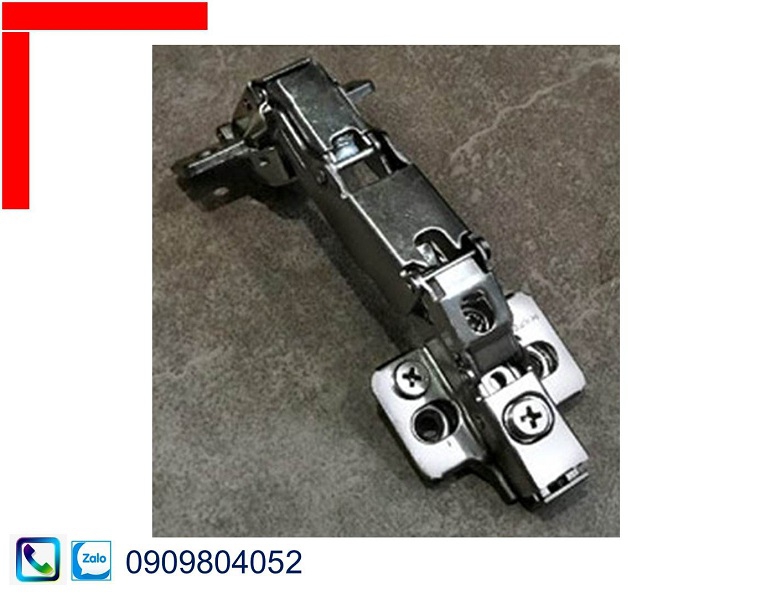 Bản lề giảm chấn Hafele 315.02.752 góc mở 165 độ lọt lòng màu sáng