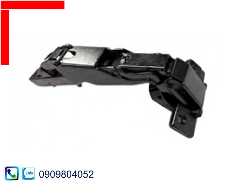 Bản lề giảm chấn Hafele 315.28.750 góc mở 165 độ trùm ngoài màu đen
