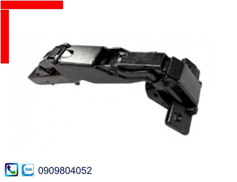 Bản lề giảm chấn Hafele 315.28.751 góc mở 165 độ trùm nửa màu đen
