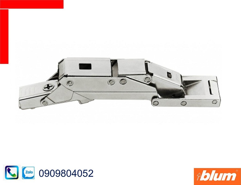 Bản lề giảm chấn Blum 71B4500C cho cửa kính góc mở 110 độ màu nickel