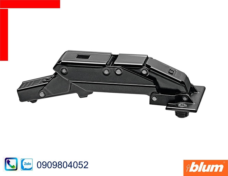 Bản lề giảm chấn Blum 71B453T cho gỗ mỏng góc mở 110 độ màu đen
