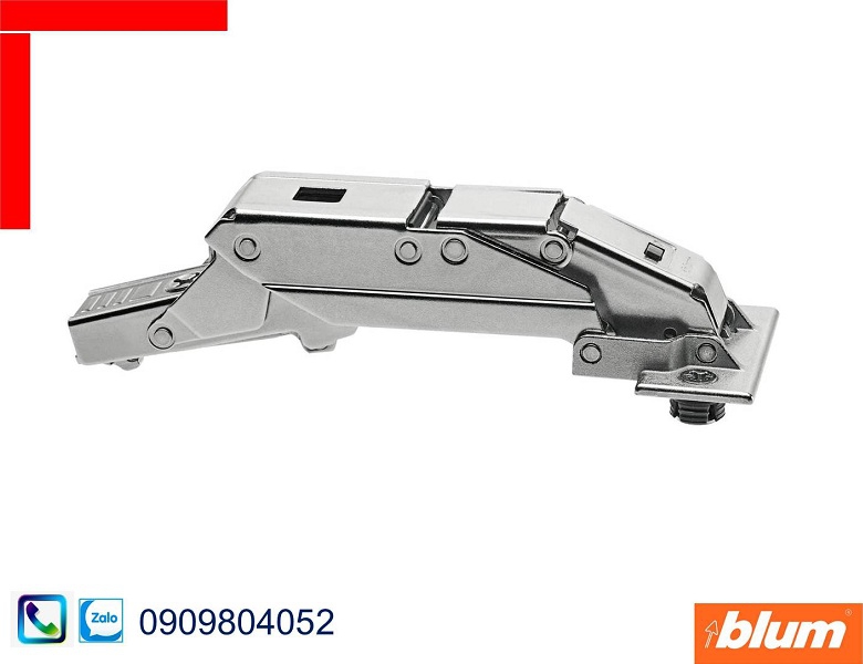 Bản lề giảm chấn Blum 71B453T cho gỗ mỏng góc mở 110 độ màu nickel